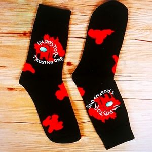 Among Us Socks Sox TRUST NO ONE Funny Impo…